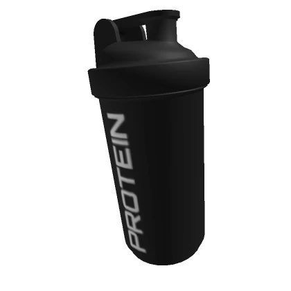 Front Protein Shake Black