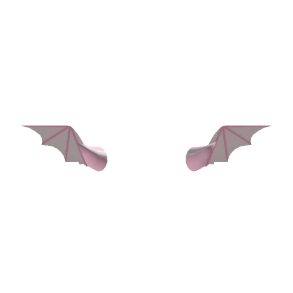 Horn And Wings Bat (Pink) 🦇