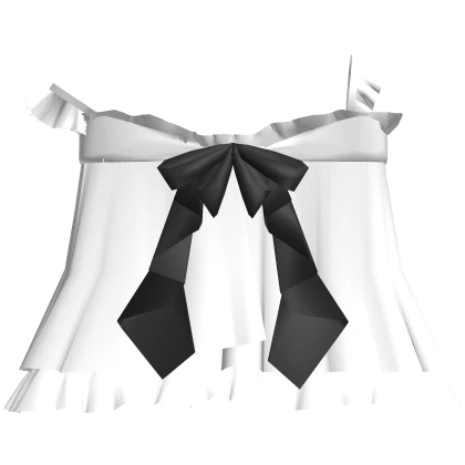 🤍 pretty gothic doll ruffle dress white & black