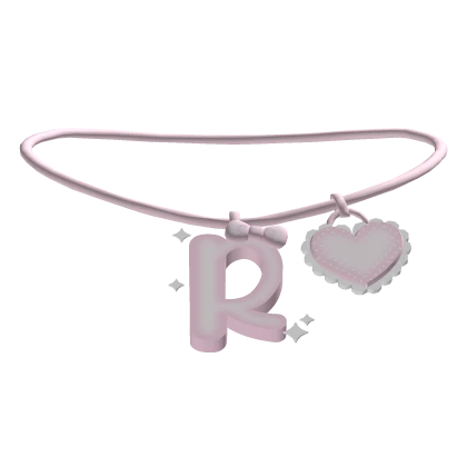 R Initial Necklace