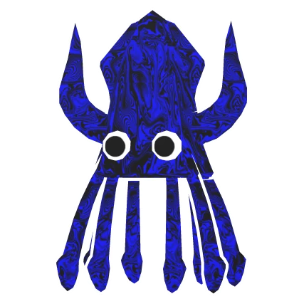 🌊 Navy Blue Tie Dye Squid
