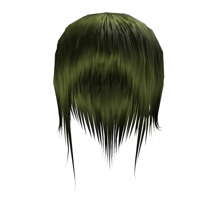 Green Wispy Long Vkei Hair