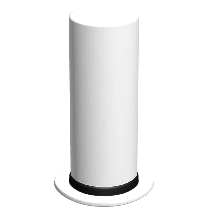 White Extra Tall Top Hat