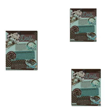 mint choco kawaii posters