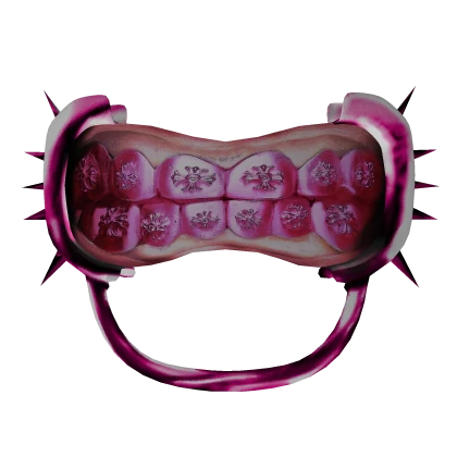 Dental accesory for pink teeth (spikes)
