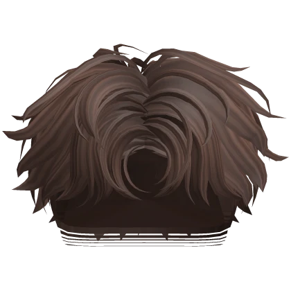 Short Middle Part w/ Fade Hairstyle - Brown