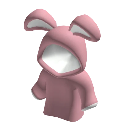 Cozy Bunny Hood Sweater (Pink)