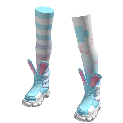 Bunny Bottoms Leggings Pastel Sugar