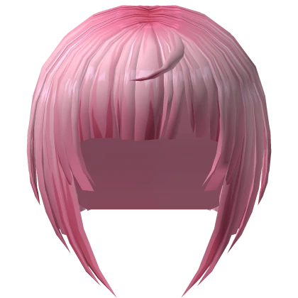 Pink Anime Bob Cut