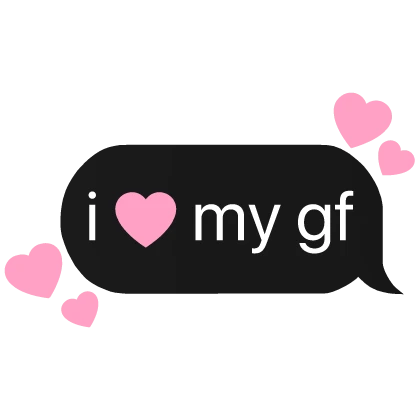 i heart my gf girlfriend text