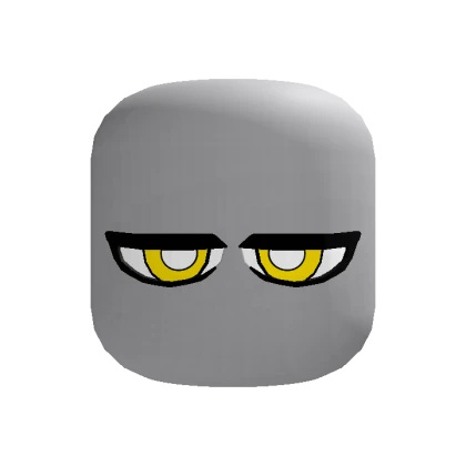 Emo Boy Animated Eyes {Yellow}