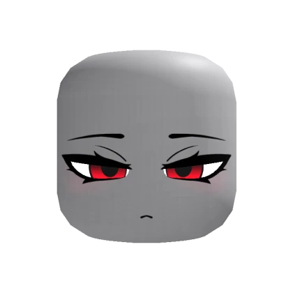 [Animated] Cute Stare Face with Red Following Eyes