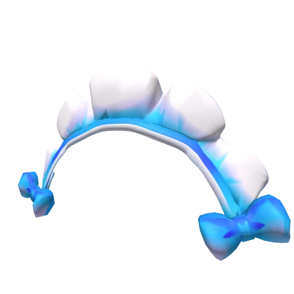 Nekopara Vanilla Soft Blue Maid Ruffle Headset