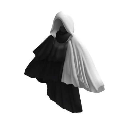 Black White Double Cape