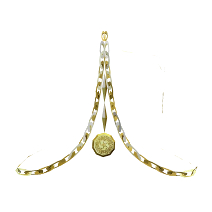 LEFT Gold Ornate Gaian Temprit Chain Armlet