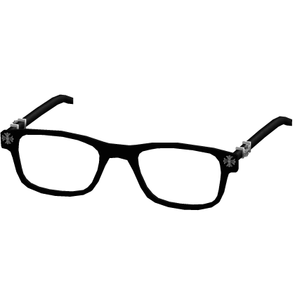 Black Classic Chrome Reading Glasses