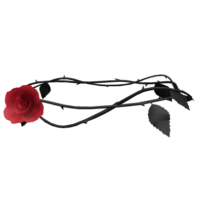 Gothic Red-Black Rose Waist Decoration [1.0]