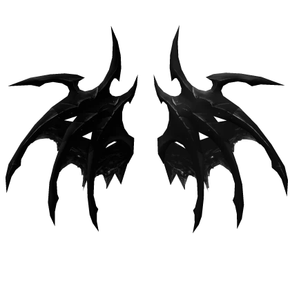 Y2K Full black Draco Wings⏳