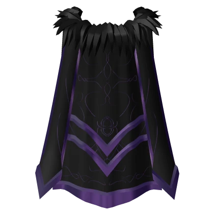 Black and Purple Cape