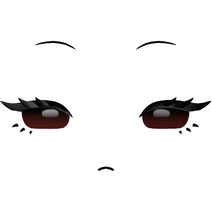 つけま cute girl lashes with red eyes (short)