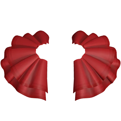 Ruffles Red Side Hip Accents Skirt Cutesy Cute Y2K