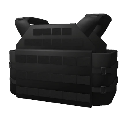 Black Tactical Plate Carrier