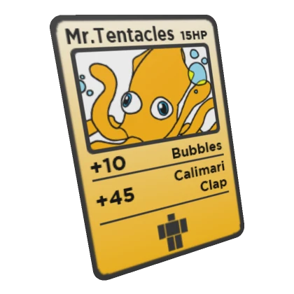 Mr. Tentacles Trading Card