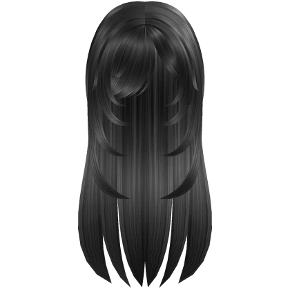 ♰ : overgrown horror gothic hair - dark grey 