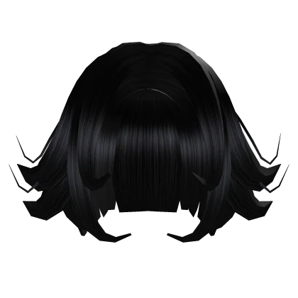 Black Messy Bob