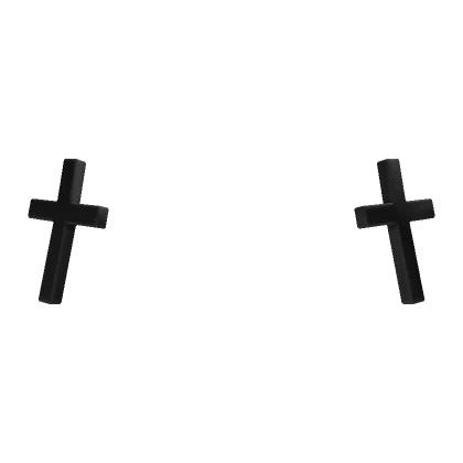 Black Holy Cross Hairpins