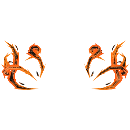 [GLITCHED] Orange Fire Strokes Aura Top