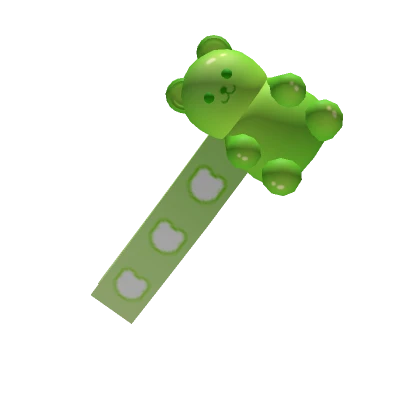 Green Bear Hairclip