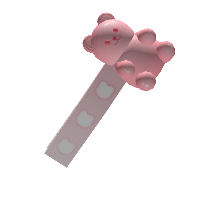 Pink Bear Hairclip