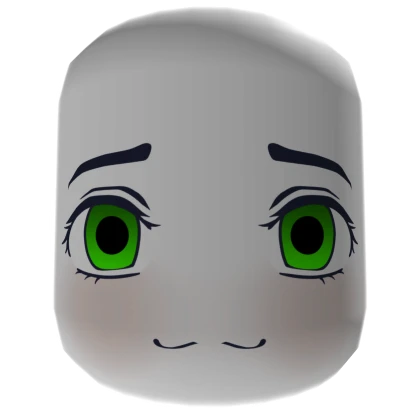 Anime Blush: Green Eyes Grape