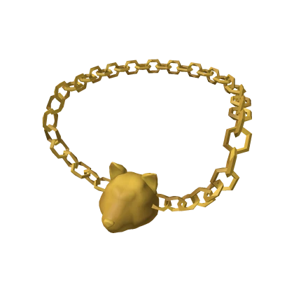Gold Doge Head Necklace