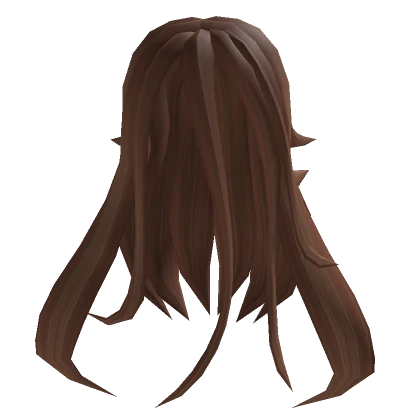 Brown Sleepy Anime  Long  Hair