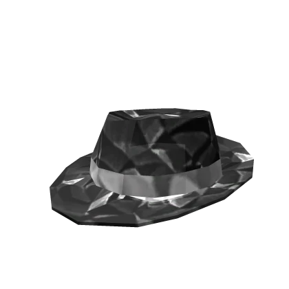 Classic Black Sparkle Fedora