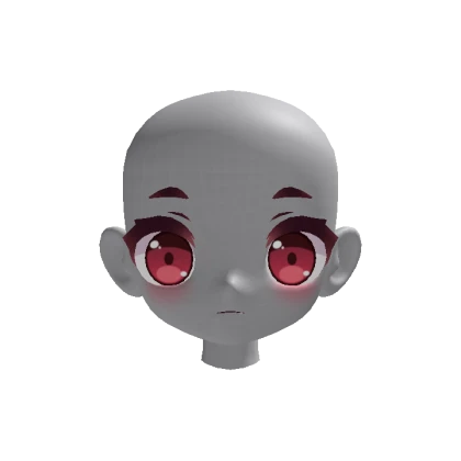 Luna doll girl dynamic head (red eyes) V2