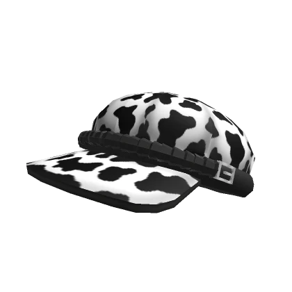 Fashionable Cow Print Beret!