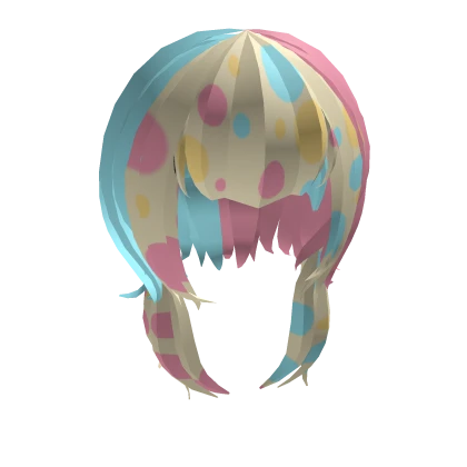 Pastel Polkadot Hair