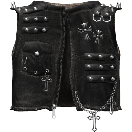 1.0 Emo Goth Punk Vest