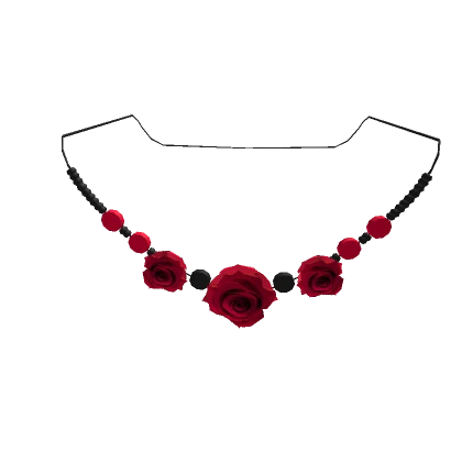 Red Rose Necklace