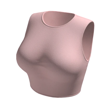 Crop Top Pink Basic Tight Baby Baddie Tee Shirt