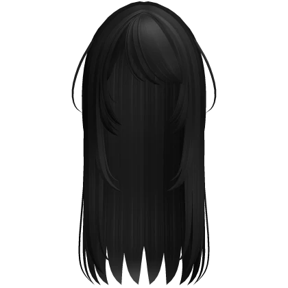 ♡ : long layered protagonist hair in black