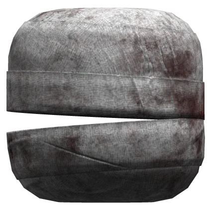 White Dirty Face Bandages