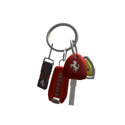 Ferrari Sports Car Keys 