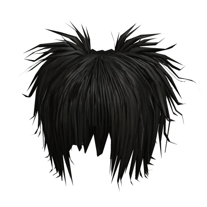 Messy Vkei Pigtails (Black)