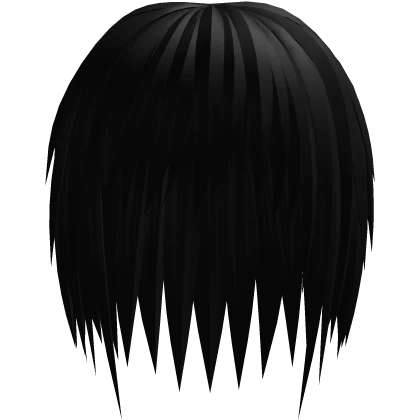 Black Unkept Japanese Hair