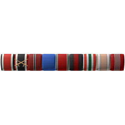 German Officer's Ribbon Bar