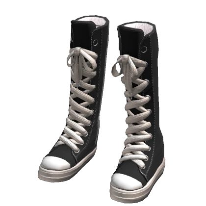 Tall Canvas Shoes Off White